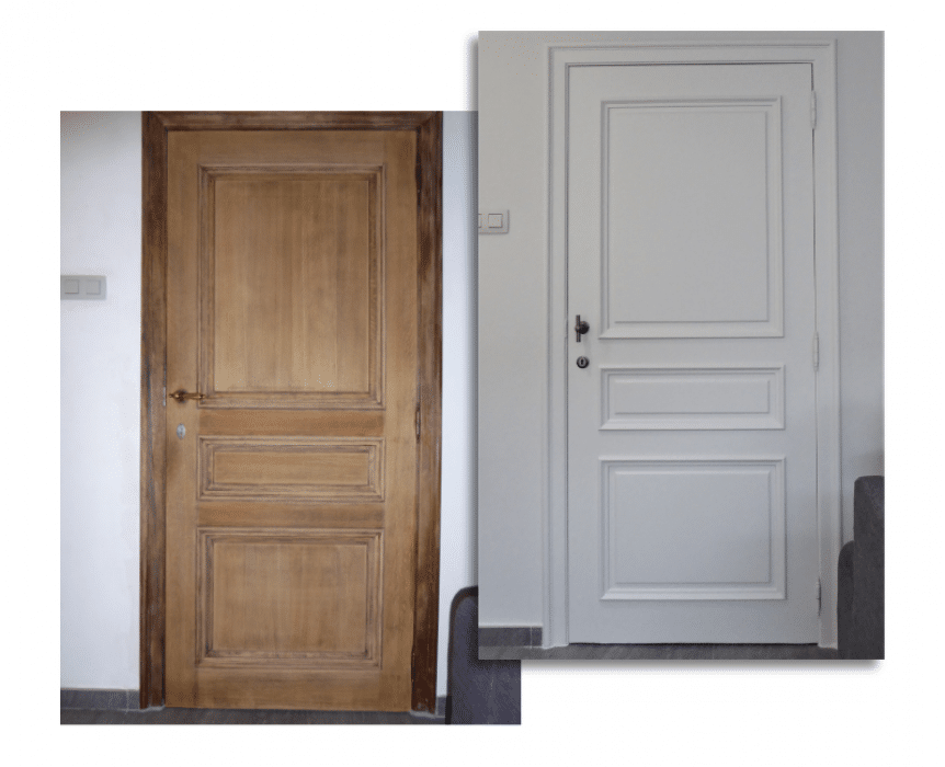 Renovatie en schilderen van deuren
