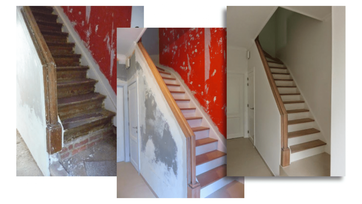 Renovatie en schilderen van trappen